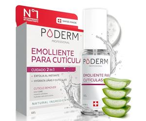 Poderm - Removedor de Cuticulas 2-en-1 Exfolia e Hidrata las Cutículas - Elimina Pieles Muertas - Quitacuticulas - Cuticle Remover - Swiss Lab
