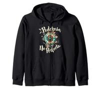 Poderosa No Perfecta Girasol Boho Sudadera con Capucha