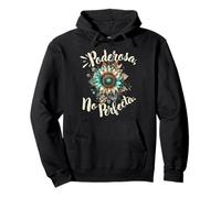 Poderosa No Perfecta Girasol Boho Sudadera con Capucha