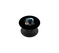 Poderoso Caballero en Armadura con Espada de Fuego PopSockets PopGrip Adhesivo