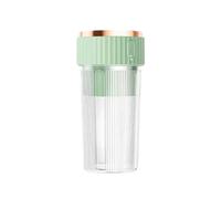Poderoso Licuadora portátil de plástico, exprimidor Personal de 6 hojas, ligero, USB, portátil, for batidos, mezcla de hielo, zumo compacto(Groen)