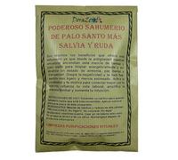 Poderoso Sahumerio DoraZen - Bolsa de 50 Gramos - Mezcla de Hierbas, inciensos y resinas Esotéricas (Palo Santo, Salvia y Ruda)