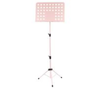 Podio de Atril para Música Atril De Partituras Plegable Y Elevable Para Practicar En Casa Y Actuaciones En El Escenario, Portátil Y Ajustable Atril para Partituras Musica(Pink)