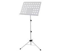Podio de Atril para Música Atril De Partituras Plegable Y Elevable Para Practicar En Casa Y Actuaciones En El Escenario, Portátil Y Ajustable Atril para Partituras Musica(White)