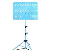 Podio de Atril para Música Atriles Portátiles Para Música Soporte Para Partituras De Metal Con Altura Ajustable Atril para Partituras Musica(Blue)