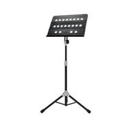 Podio de Atril para Música Soporte de música de altura ajustable, soporte de metal plegable para partituras, soporte para libros, conciertos, iglesias y hogares Atril para Partituras Musica(Black-2)