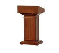 Podio de conferencias resistente con cajón de almacenamiento, atril personalizable para eventos, soporte duradero para púlpito de iglesia, escritorio de presentación ideal con placa deflectora
