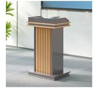Podio de madera, podio de pie, atril, mostrador de recepción de oficina, robusto - tablero grueso, podio for iglesia y escuela, charlas, conferencias(A2)