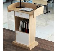 Podio de madera/Podio de pie/Mostrador de recepción for anfitriones/Auditorio escolar/Podio de líderes/Podios escolares/Podios for centros de conferencias(E)