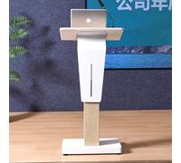Podios/atriles de recepción de clientes de pie, atril elevado de alta resistencia, plataforma for hablar, presentar informes y capacitar a profesores en salas de conferencias(A)