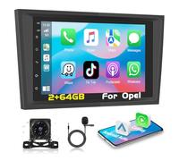 Podofo Radio de Coche para Opel Astra Antara Vectra Corsa Zafira Meriva Vivaro Combo Autoradio 1+32G con Carplay Android 7" con Navegación GPS, Bluetooth WiFi RDS + Cámara Trasera