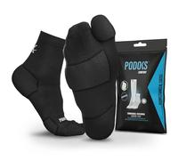 PODOKS® Calcetines Fascitis Plantar para Hombre y Mujer | Calcetines de Compresión con Tejido Coolmax | Acolchado Estratégico y Separación del Dedo Gordo