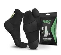PODOKS® Calcetines Running PRO Hombre y Mujer | Compresión deportiva y almohadillado estratégico | Alivia Fascitis Plantar | Sirve para Padel, Crossfit, Trekking y cualquier deporte