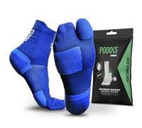 PODOKS® Calcetines Running PRO Hombre y Mujer | Compresión deportiva y almohadillado estratégico | Alivia Fascitis Plantar | Sirve para Padel, Crossfit, Trekking y cualquier deporte