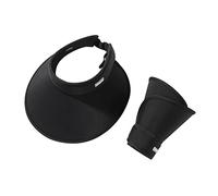 PODOLIXIA Gorra con visera para el sol con ala grande, visera para mujer, transpirable, gorra de béisbol, gorra para polo, tenis, correr, verano, vacaciones, playa, sombreros de visor, protección UV,
