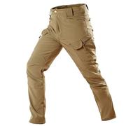 PODOLIXIA Pantalones tácticos para hombre, impermeables, pantalones cargo militares para exteriores, multibolsillo, forro polar, pantalones de entrenamiento, forro polar, de invierno, pierna recta