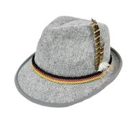 PODOLIXIA Sombrero retro bávaro de fieltro con pluma para adultos, fiesta de Halloween, Oktoberfest, vestido de Bavarian, Role Play and Cosplay Oktoberfest Sombrero tradicional fiesta temática