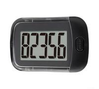 Podómetro 3D para caminar, contador de pasos simple, cuenta pasos a partir de 10+, detección de 360 grados, podómetro con clip para bolsillo de cintura o bolsa