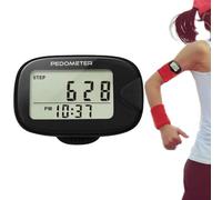 Podómetro a pie | Contador de Pasos portátiles Deportivo con cordón Clip Clip Multifuncional en el mostrador Paso una Memoria 7 días para rastrear Pasos, Millas, calorías y Tiempo Ejercicio