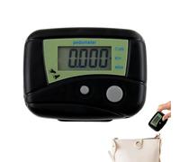 Podómetro Digital LCD - Contador Pasos Registro Distancia Actividad Física, Monitor Ejercicio Entrenamiento Accesorio Portátil Ligero, Ideal Caminar Correr Nadar Senderismo Viaje Fitness Interior