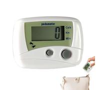 Podómetro digital - Monitor de fitness portátil con pantalla LCD de 8 cm para caminar con precisión, monitor de actividad compacto, contador de pasos fiable para hacer ejercicio, correr, nadar