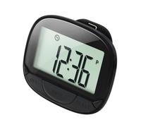 Podómetro para caminar - 46 G 65 Mm ABS Artículo PC, Y Podómetros No Millas De Pantalla Grande Con Relojes, Distancia De Contador | Usos De Cinturones De Tamaño De Bolsillo De Clip Trasero De