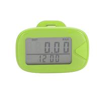 Podómetro para Caminar Contador de Pasos Pantalla Digital Grande Multifuncional Ligero Memoria precisa Monitor de Pasos para Hombres Mujeres Entusiastas del Fitness Material ABS (Verde)