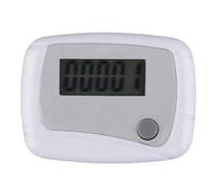 Podómetro para caminar - Medidor portátil digital, pequeño contador de pasos deportivos, rastreador de millas para caminar, podómetro compacto para fitness, solución práctica de monitoreo de actividad