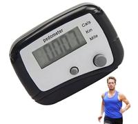 Podómetro para caminar, pantalla LCD digital para caminar, podómetro de calorías, contador de pasos con clip para fitness, ejercicio, viajes