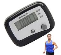 Podómetro para caminar, podómetro de caminata - Pidómetro Calorías para caminar en la pantalla digital de la marcha - Coundre de paso ligero y fluyendo con clip para hombres y mujeres adultas