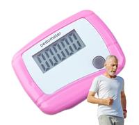 Podómetro para correr - Podómetro de cuerda de saltar para personas mayores | Pequeño dispositivo mecánico de conteo para actividades de grupo | Para caminar, trotar, regalo