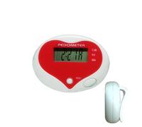 Podómetro portátil Step Counter, Clip en forma de corazón, con diseño ligero de calidad 5,1 x 4,3 x 2,1 cm, Easy Carry Gear, Accurate Fitness Step, for Walking Ejercise Outdoor Uses