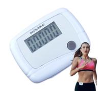 Podómetros simples | Podómetro portátil 3D con clip, pantalla digital portátil, herramienta de fitness para deportes, correr, trotar, senderismo, hombres, adultos, personas mayores y niños