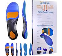 Podotech® Plantillas FasciaFix para fascitis plantar, alivio del dolor de talón y control para pies planos, también plantillas de supinación, soporte de arco para hombres y mujeres, recomendado por