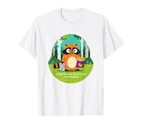 Podría Estar perdido Pero al Menos Tengo bocadillos Lindo Mapache Camiseta
