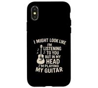 Podría parecer que estoy escuchando músico de guitarra divertida rock Carcasa para iPhone X/XS