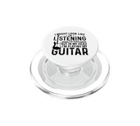 Podría parecer Que te Estoy Escuchando. Estoy Tocando mi Guitarra PopSockets PopGrip para MagSafe