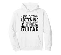 Podría parecer Que te Estoy Escuchando. Estoy Tocando mi Guitarra Sudadera con Capucha