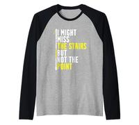 Podría Perder Las Escaleras - Conciencia De La Persona Ciega Camiseta Manga Raglan