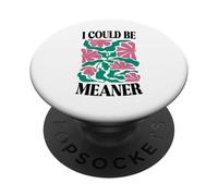 Podría ser más Malo, Bohemio, Floral, Vintage, Flor, Humor Divertido PopSockets PopGrip Adhesivo