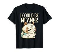 Podría ser más Malo (Divertido gráfico de Gato) Camiseta
