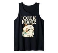 Podría ser más Malo (Divertido gráfico de Gato) Camiseta sin Mangas