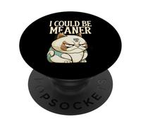 Podría ser más Malo (Divertido gráfico de Gato) PopSockets PopGrip Adhesivo