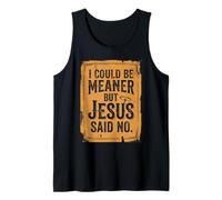 Podría ser más Malo, Pero Jesús Dijo Que no es Divertido Christian Retro 4 Camiseta sin Mangas