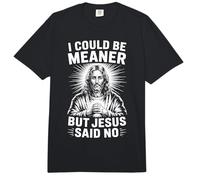 Podría ser más Malo, Pero Jesús Dijo Que no Hay Cristiano bíblico Comfort Colors Adult Heavyweight T-Shirt