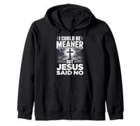 Podría ser más Malo, Pero Jesús Dijo Que no Hay Cristiano bíblico Sudadera con Capucha
