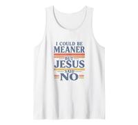 Podría ser más Malo, Pero Jesús Dijo Que no Hay fe Cristiana Divertida Camiseta sin Mangas