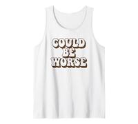 Podría ser Peor Divertido Retro Camiseta sin Mangas