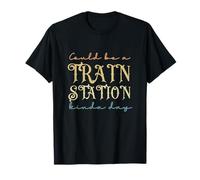 Podría ser una estación de tren un poco día, Country Music Camiseta