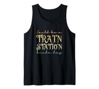 Podría ser una estación de tren un poco día, Country Music Camiseta sin Mangas